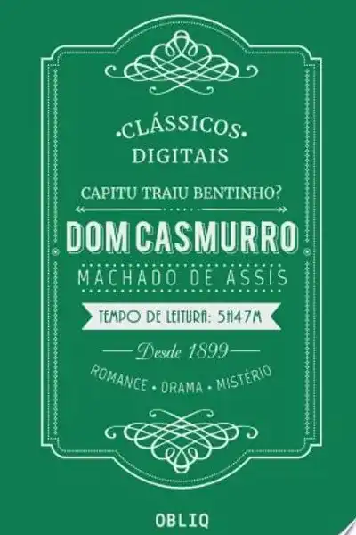 Capa do livro Dom Casmurro